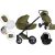 Mama Kiddies Max 500 3 în 1 cărucior multifuncțional culoare olive cu accesorii + Cadou