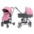 Cărucior Mama Kiddies Houston 2in1  de culoare nalbă + cadou