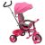 Baby Mix Ecotrike 2 gyermek tricikli pink színben