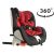 ISOFIX-es 360°-ban forgatható Mama Kiddies Rotary biztonsági autósülés (0-36 kg) fekete-piros színben + ajándék